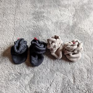 Zutano fleece booties size 6